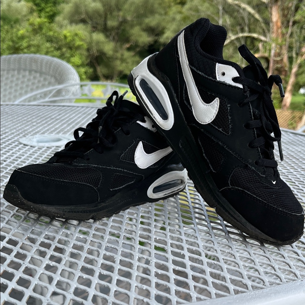 Nike Air Max Black and White Shoes